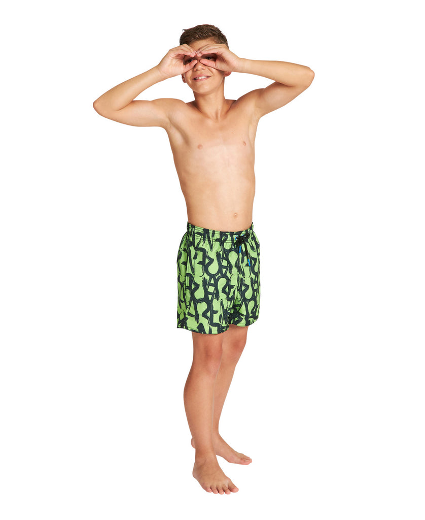 Arena Boy's Fundamentals Allover Junior Boxer - Soft Green Multi – Arena  Water Instinct NZ