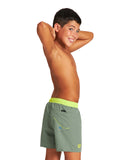 Arena Boy's Jambi Junior Boxer - Army-Soft Green