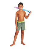 Arena Boy's Jambi Junior Boxer - Army-Soft Green