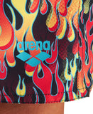Arena Boy's Fire Junior Bermuda - Red Multi