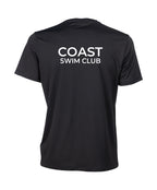 Coast Swim Club Unisex Team T-Shirt Solid - Black