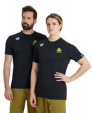 Alexandra Unisex Solid T-Shirt - Black