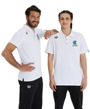 TBSS Central City Swimming Unisex Team Solid Polo - White