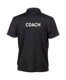 Dragon Swim Club's Coach Team Poloshirt Solid - Black