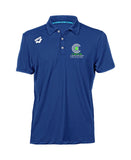 TBSS Central City Swimming Unisex Team Solid Polo - Royal