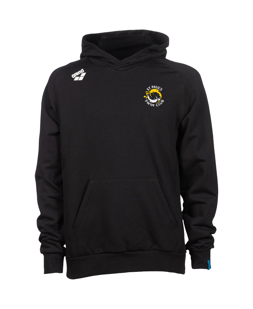 St Pauls Unisex Hooded Panel Sweatshirt - Black