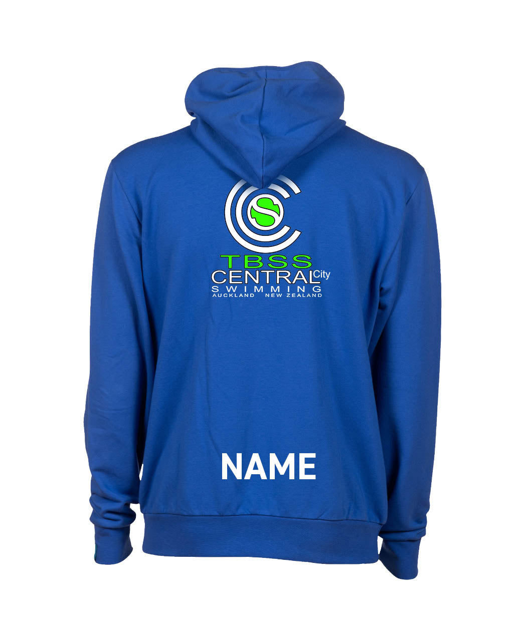 TBSS Central City Swimming Unisex Team Hooded Jacket Panel - Royal