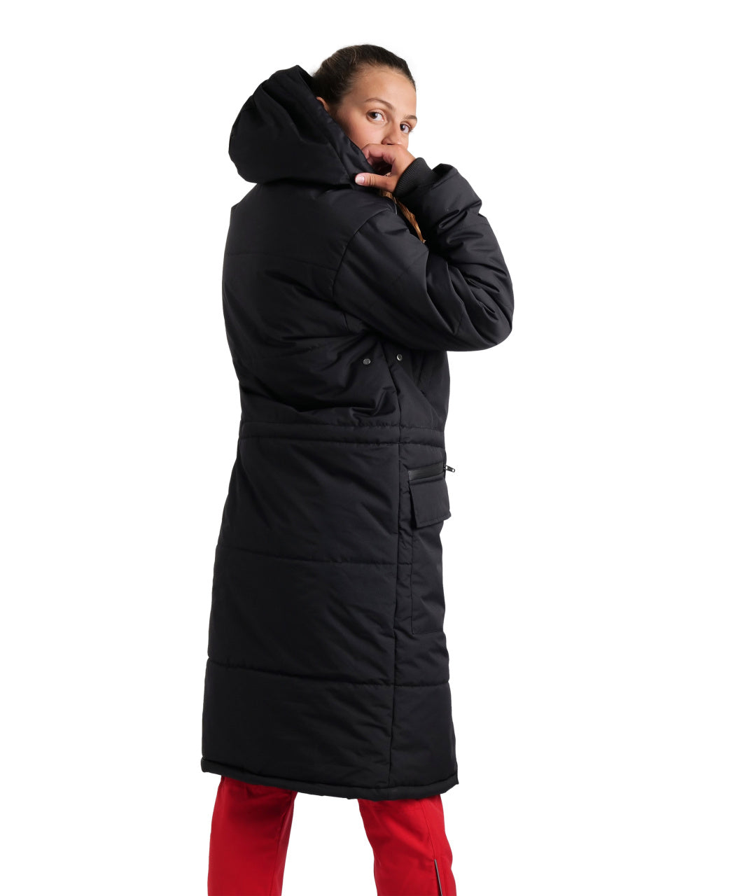 Arena Team Parka Solid Jacket - Black