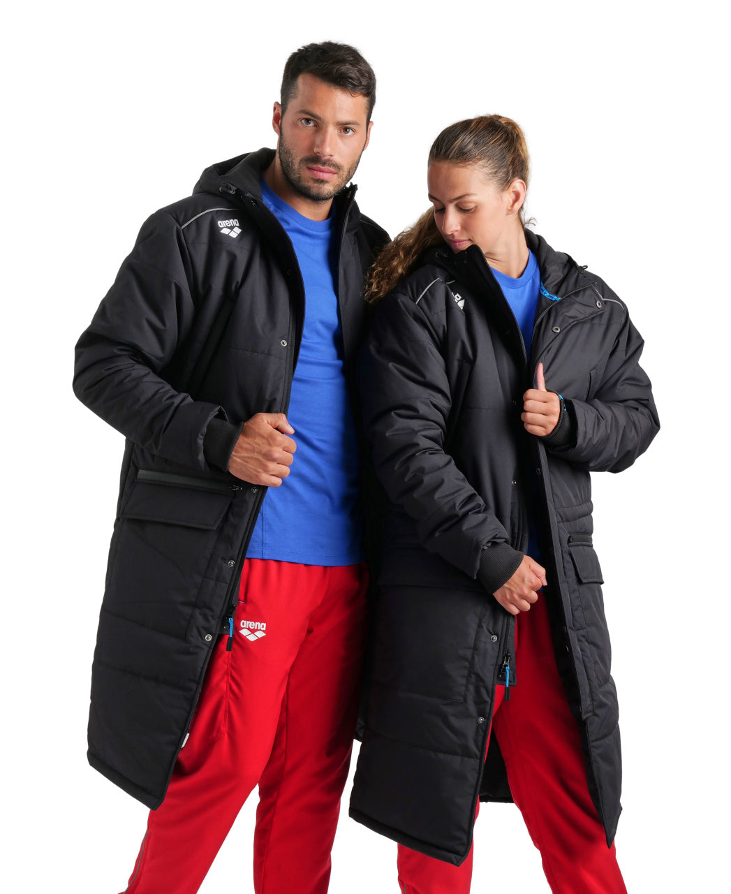 Arena Team Parka Solid Jacket - Black