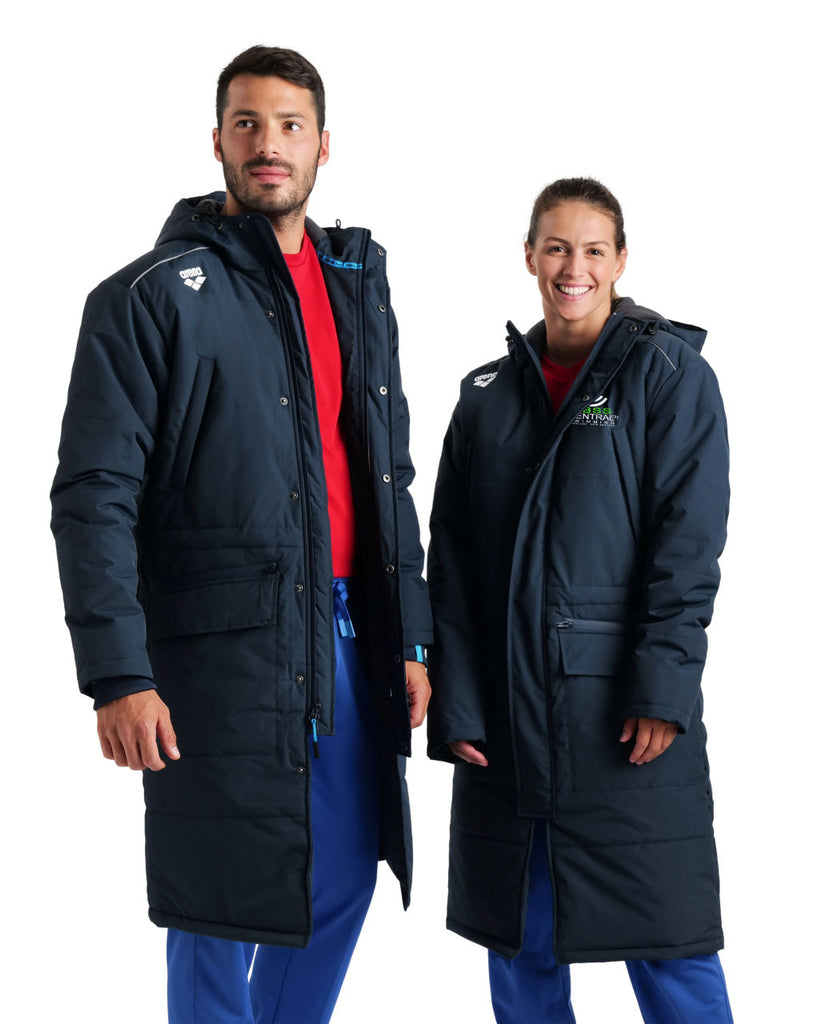 TBSS Central City Swimming Unisex Team Parka Solid - Navy