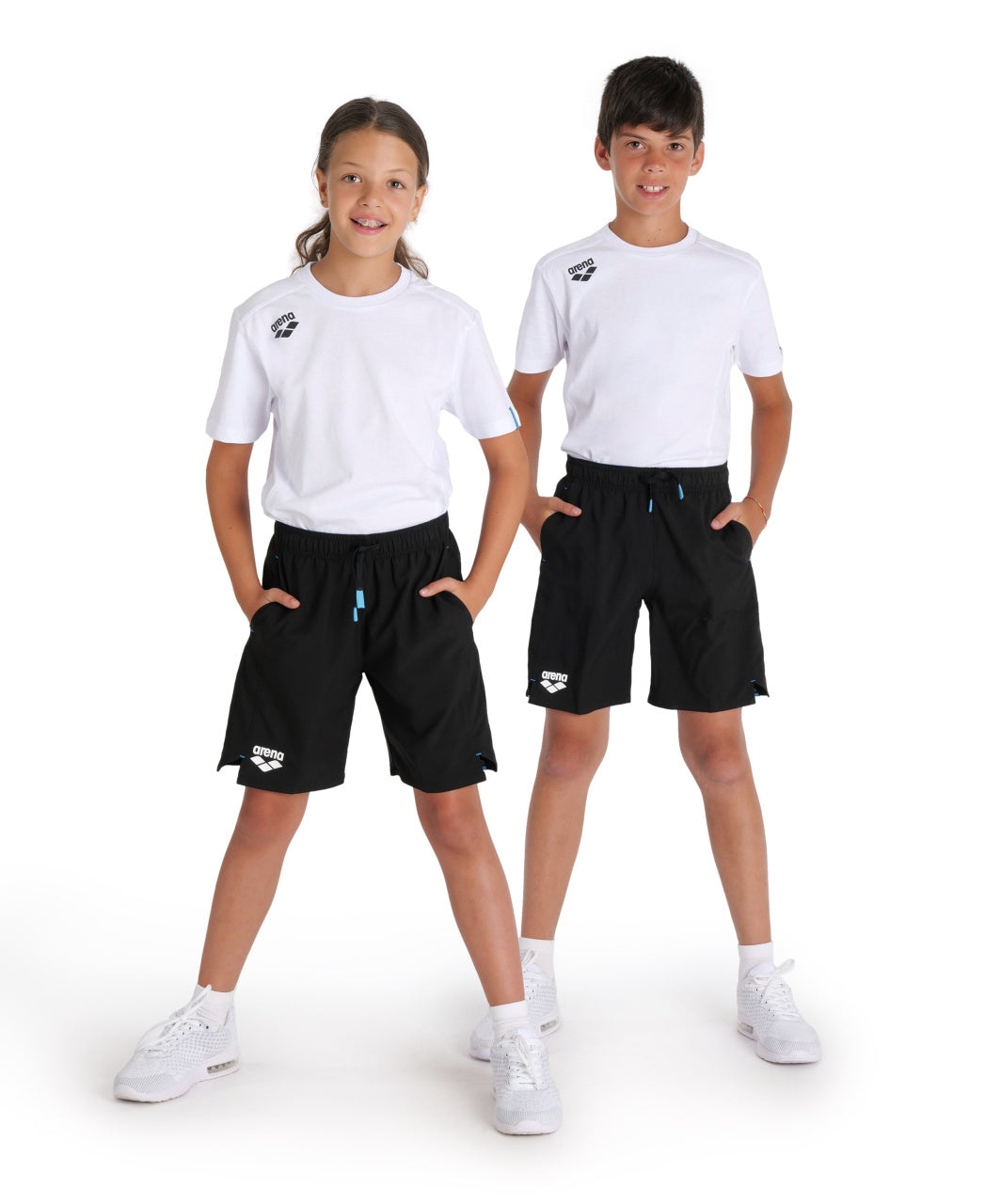JR Team Bermuda Unisex Panel Short - Black