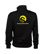 Dragon Swim Club Junior Team Jacket Panel Knitted Poly - Black