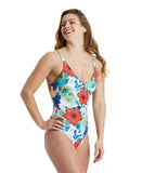 Arena Women's V Neckline One Piece - Martinica Multi
