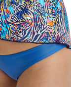 Arena Women's Printed Bandeau Tankini - Multicolour-Atlantic