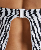 Arena Women's Printed Bandeau Tankini - Black Multi-Black