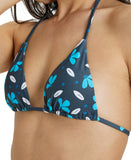 Arena Women's Printed Triangle Two Piece - Asphalt Multi
