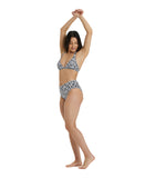 Arena Women's Printed Halterneck Two Piece - Black Multi