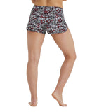 Arena Women's Printed Short - Burgundy Multi