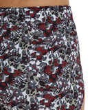 Arena Women's Printed Short - Burgundy Multi