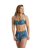 Arena Women's Printed Short - Asphalt Multi