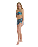Arena Women's Printed Short - Asphalt Multi