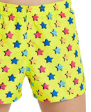 Arena Girl's Printed Short Jr - Soft Green Multi