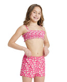 Arena Girl's Printed Short Jr - Freak Rose Multi