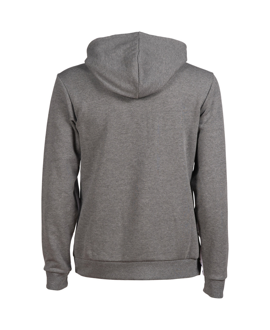 Unisex Arena Icons Hooded Sweat Solid Dark Grey Melange-White-Black