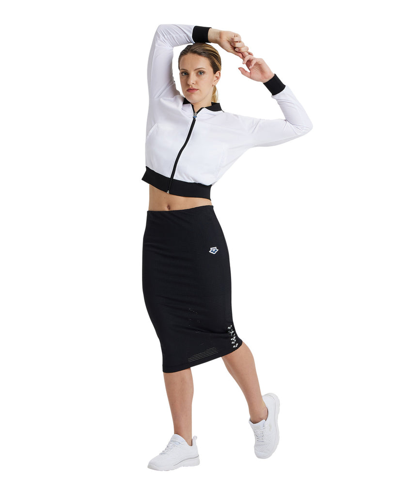 Arena Women's Skirt Icons - Black-Silver