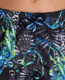 Arena Boy's Printed Jr Boxer - Black Multi