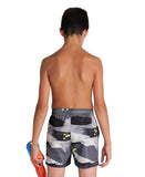 Arena Boy's Printed Jr Boxer - Grey Multi