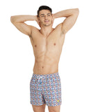 Arena Men's Printed Beach Short - White Multi