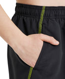 Arena Boy's Essential Jr Boxer - Black-Soft Green