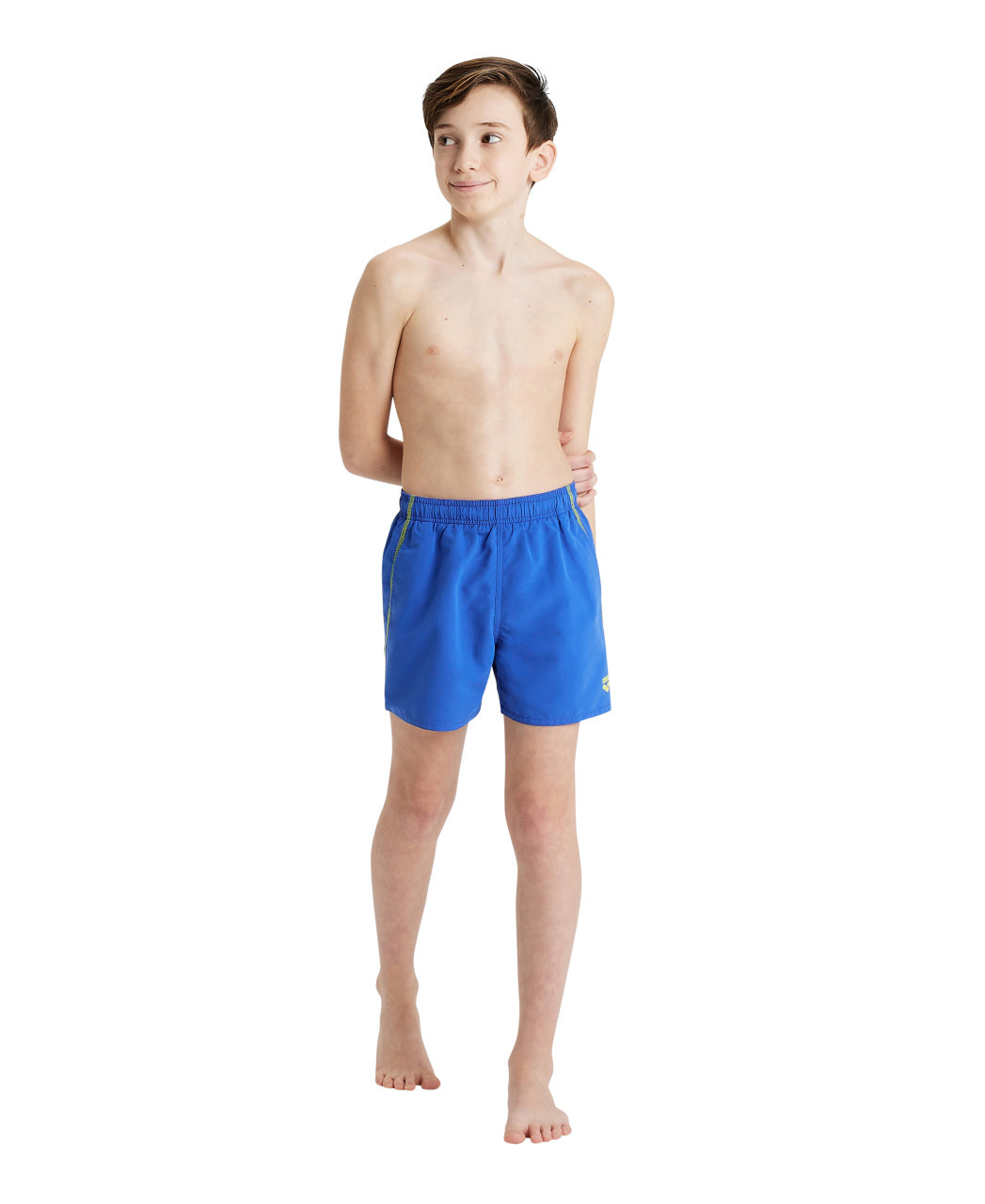 Arena Boy's Essential Jr Boxer - Royal-Soft Green