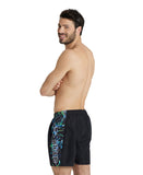 Arena Men's Berry Printed Boxer - Black-Multi