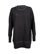 Women's Arena Icons Oversize Crew Delave-Black-White