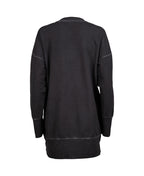 Women's Arena Icons Oversize Crew Delave-Black-White
