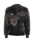Unisex Arena Relax IV Team Jacket Polar - Smoke Grey Heather-Black-White