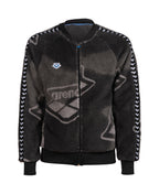 Unisex Arena Relax IV Team Jacket Polar - Smoke Grey Heather-Black-White