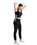 Arena Icons Fleece Pant Black-White Women