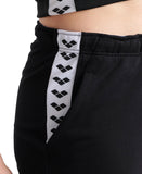 Arena Icons Fleece Pant Black-White Women