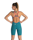Women's Open-Back Powerskin Carbon Air2 Kneeskin Limited Edition Biscay Bay