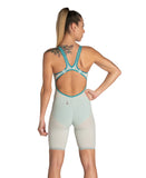 Women's Open-Back Powerskin Carbon Air2 Kneeskin Limited Edition Soothing Sea