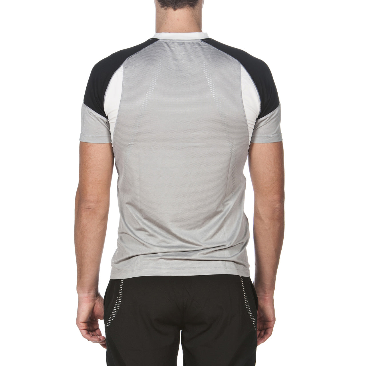 Arena Unisex Teamline Tech Raglan Tee - Grey-Black