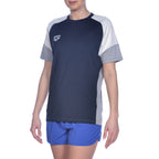 Arena Unisex Teamline Tech Raglan Tee - Navy-Grey-Ice