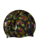 Arena Silicone Swim Cap Print 2 - Falling Leaves