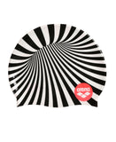 Arena Silicone Swim Cap Print 2 - Crazy Illusion