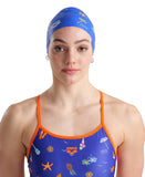 Arena Silicone Swim Cap Print 2 - Beach Vibes