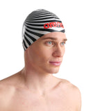 Arena Silicone Swim Cap Poolish Moulded Crazy Illusion