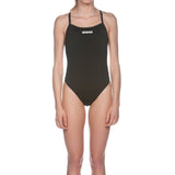 Arena Women's Solid Light Tech High Black-White